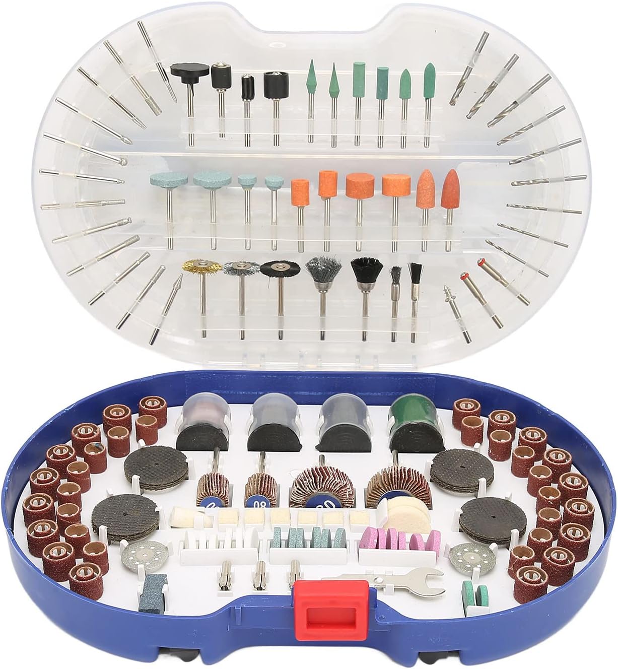 276-Piece 1/8in Shank Multi-Purpose Tool Kit with Storage